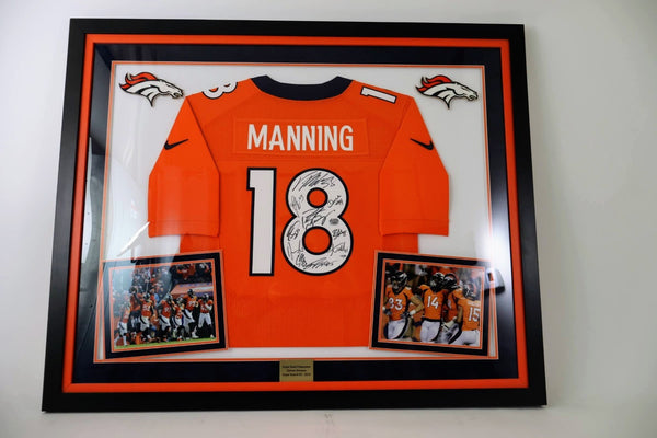 Peyton Manning 10x Autographed Broncos SB 50 Nike Jersey LE 45/50 Fanatics COA