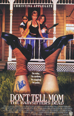 Christina Applegate Signed Don't Tell Mom The Babysitter's Dead 11x17 - (SS COA)