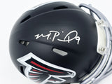 MICHAEL PENIX JR. AUTOGRAPHED FALCONS PURPLE MINI HELMET BECKETT WITNESS 242576