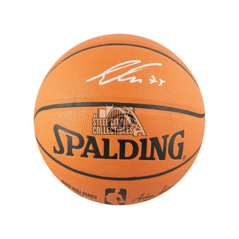 Luka Doncic Autographed Spalding Indoor/Outdoor Basketball - Fanatics