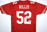 Patrick Willis Autographed Red Pro Style Jersey-Beckett W Hologram *Black *2