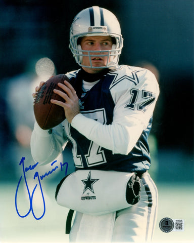 Jason Garrett Autographed/Signed Dallas Cowboys 8x10 Photo Beckett 56755