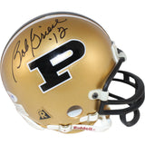 Len Dawson Bob Griese Autographed Purdue Boilers VSR4 Mini Helmet PSA 52738