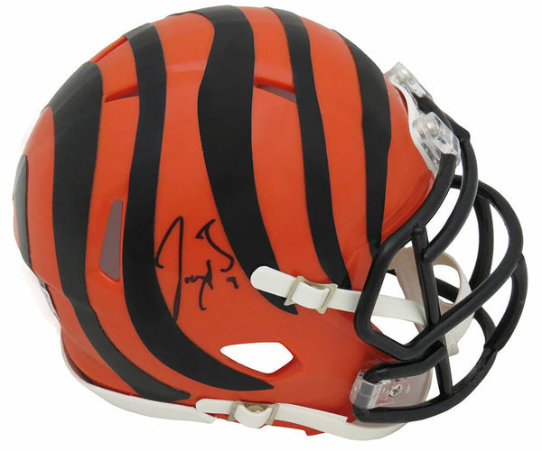 Joe Burrow Signed Bengals Riddell Speed Mini Helmet (Fanatics COA)