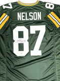 JORDY NELSON - Green Bay Packers - Signed Custom Replica Green Jersey AUTO - JSA