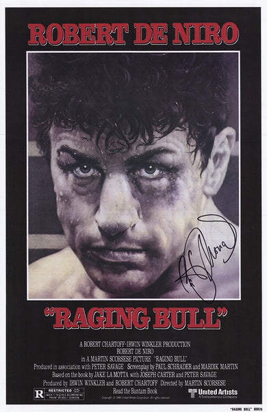 Cathy Moriarty Signed Raging Bull 11x17 Movie Poster - (In Black) (SCHWARTZ COA)