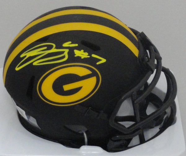 Packers 2022 1st Rnd Pick QUAY WALKER Signed ECLIPSE Speed Mini Helmet AUTO BAS