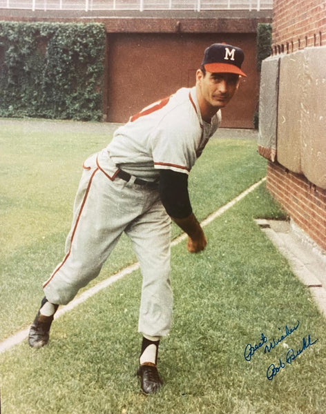 1957 Milw. Braves World Series Champion BOB BUHL (d) Signed 8x10 AUTO Photo #3