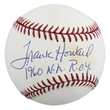 Senators Frank Howard "1960 NL ROY" Authentic Signed OML Baseball BAS #BV01136