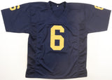 Tyrone Wheatley Signed Michigan Wolverines Jersey (JSA) New York Giants R.B.