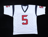 Jalen Pitre Signed Houston Texans Jersey (JSA) 2022 2nd Round Pick / Def. Back