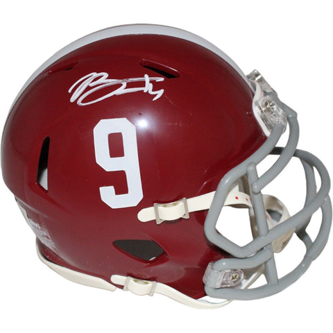 Bryce Young Signed Alabama Crimson Red Mini Helmet Beckett 40663