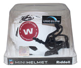 John Riggins Signed Washington Football Team Lunar Mini Helmet Beckett 35588