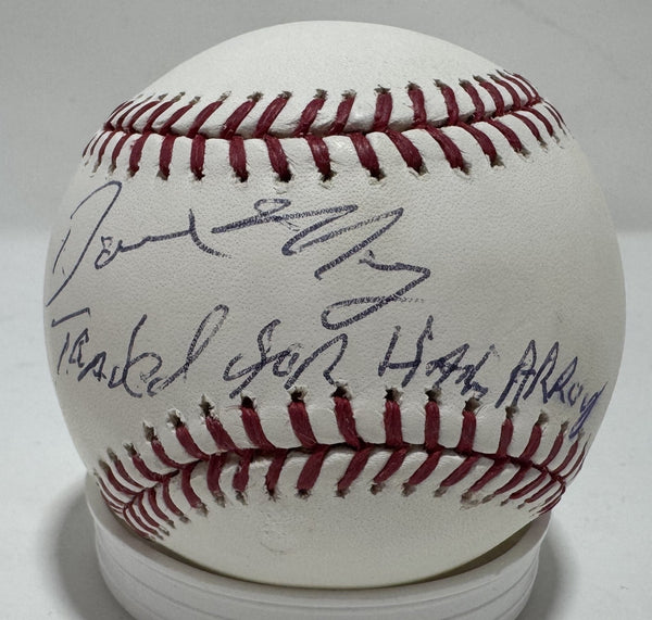DAVE MAY Signed Official MLB Baseball w/ Script AUTO - Milwaukee Brewers MLB