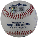 Dwight Freeney Autographed Indianapolis Colts OML Baseball Beckett Witness 52770