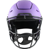Justin Jefferson Signed Minnesota Vikings SpeedFlex Rave Helmet Beckett 50138