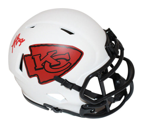 Nick Bolton Autographed Kansas City Chiefs lunar Mini Helmet BAS 40184