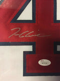 Tom Glavine Signed Braves 36x39 Framed Signed Jersey (JSA COA) Atlanta Ace