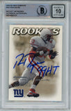 Ron Dayne Signed Wisconsin Badgers 2000 Fleer #201 Beckett 40474
