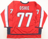 T. J. Oshie Signed Washington Capitals Jersey (Beckett COA) 18 Stanley Cup Champ