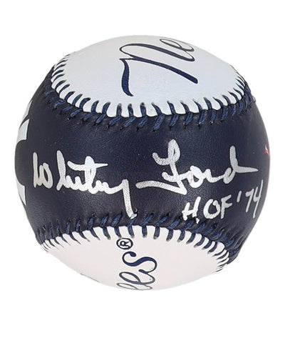 Whitey Ford Signed Yankees Logo Baseball (Beckett) New York Ace 1950-1967