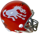 Steve Atwater Autographed /2X SB Inscribed 60s Throwback Mini Helmet JSA COA