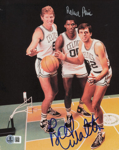 Bill Walton & Robert Parish Autographed 8x10 Photo Celtics Beckett QR #BS30286