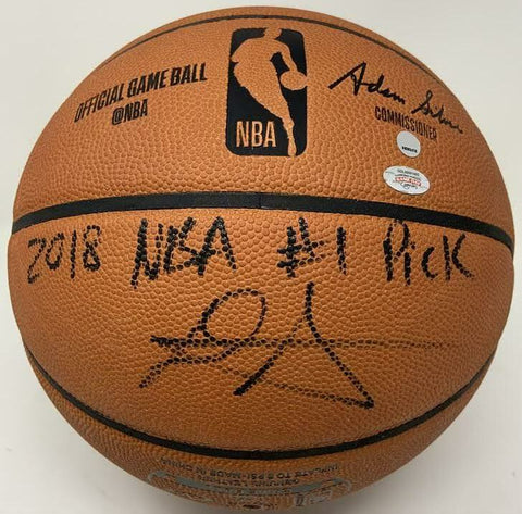 Deandre Ayton Autographed 2018 NBA #1 Pick Authentic Basketball GDL LE 1/22