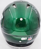 ZACH WILSON AUTOGRAPHED JETS GREEN FULL SIZE AUTHENTIC HELMET BECKETT 194727