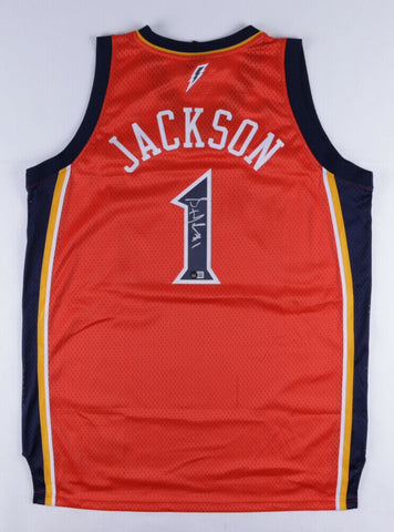 Stephen Jackson Signed Golden St Warriors Adidas NBA Style Jersey (Beckett COA)