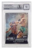 Conor McGregor Signed 2018 Topps Chrome UFC Notable Knockouts - BGS 10 Autograph