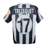 David Trezeguet Signed Juventus FC Soccer Jersey #17 with Beckett Witness