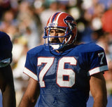 Fred Smerlas Signed Bills Jersey (Pro Player) Buffalo Nose Tackle-Boston College