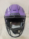 ZAY FLOWERS SIGNED BALTIMORE RAVENS F/S RAVE SPEEDFLEX HELMET BECKETT QR