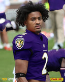 Nate Wiggins Signed Baltimore Ravens Jersey (JSA) 2024 1st Round Draft Pk D Back