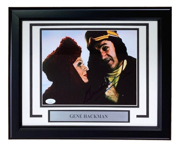 Gene Hackman Signed Framed 8x10 Superman II Photo JSA