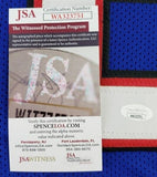 James Cook Signed Bills Jersey (JSA COA) Buffalo 2022 2nd Rnd Pk / Univ. Georgia