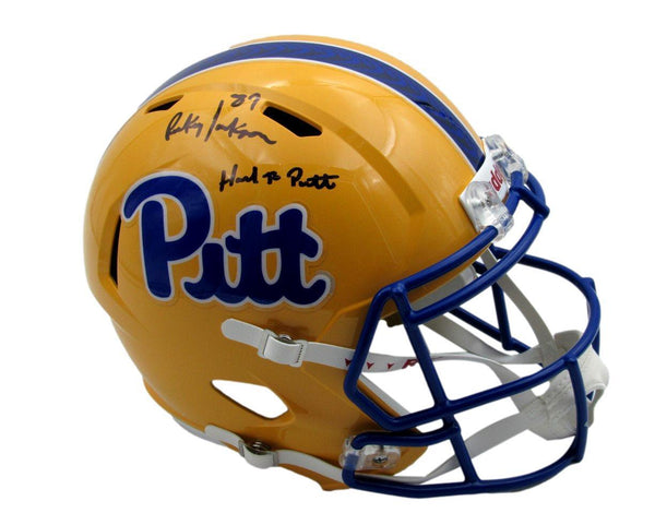 Rickey Jackson Autographed Full Size Speed Replica Helmet Pittsburgh PITT JSA