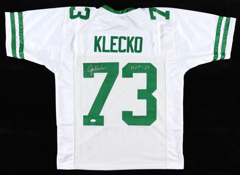 Joe Klecko Signed Jets Jersey (JSA COA) New York All Pro Defensive End 1977-1987