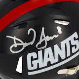 Daniel Jones New York Giants Signed Riddell Legacy 1981-99 Throwback Mini Helmet