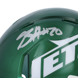 Breece Hall Autographed New York Jets 2024 Mini Speed Helmet Fanatics