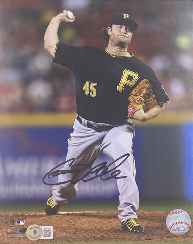 Gerrit Cole Signed 8x10 Pittsburgh Pirates Photo BAS