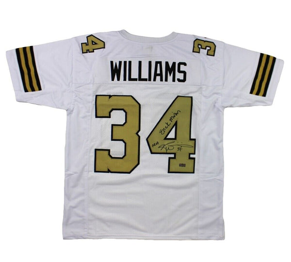 Ricky Williams Signed New Orleans Custom White Jersey With Insc