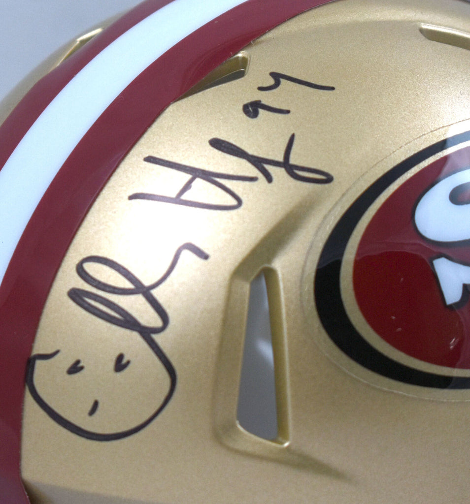 Charles Haley Signed San Francisco 49ers Speed Mini Helmet - Beckett W ...