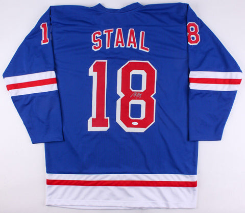 Marc Staal Signed New York Rangers Jersey (JSA Hologram) Ready for Framing