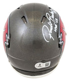Buccaneers Ronde Barber "HOF 23" Signed Speed Mini Helmet BAS Witnessed