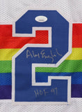Alex English Signed Denver Nuggets Throwback Jersey (JSA) 8xNBA All-Star Forward