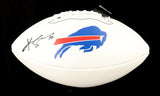 Khalil Shakir Signed Buffalo Bills Logo Football (Fanatics) 2022 5th Round Pk WR
