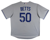 Dodgers Mookie Betts Authentic Signed Gray Nike Jersey Autographed BAS