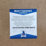 KANSAS CITY CHIEFS FRAMED FRANK CLARK AUTOGRAPHED SIGNED JERSEY BECKETT COA